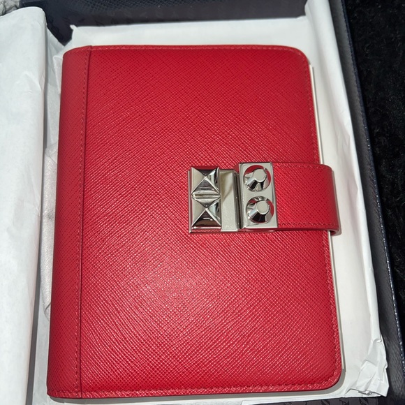 Prada Elektra Saffiano Notebook/Agenda Cover Red - Picture 6 of 12